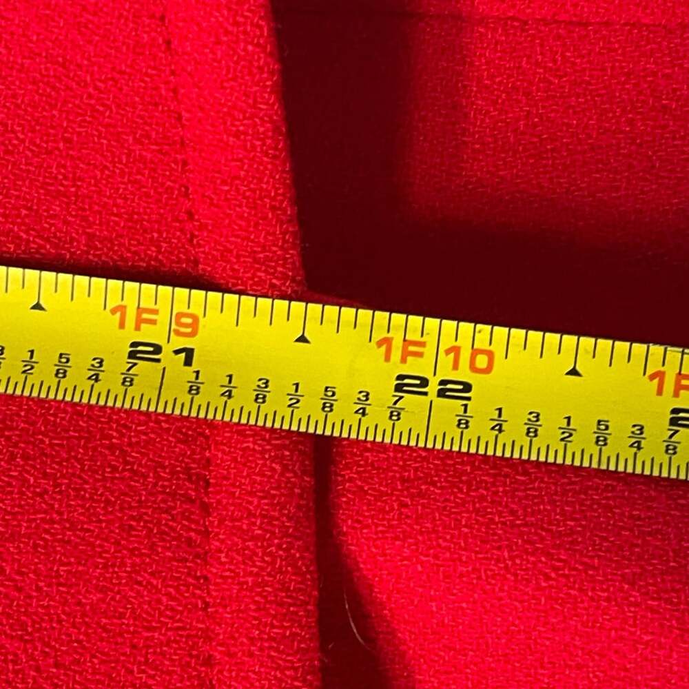 BICCI by Florine Wachter Skirt Suit Size 4 Red 2 Piece - Picture 8 of 10